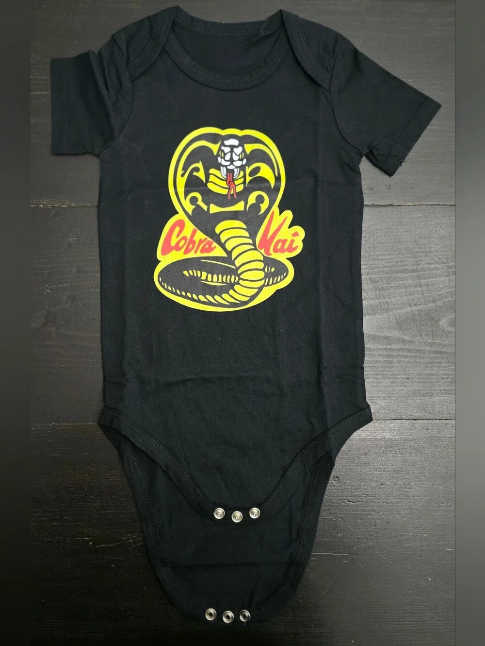 Cobra Kai Funny Newborn Gift Baby BodySuit Size 12 Mon Xmas Present Cute Karate